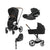 Cybex Priam 4in1 Kombikinderwagen Brown Chrome inkl. Cloud T Plus Black