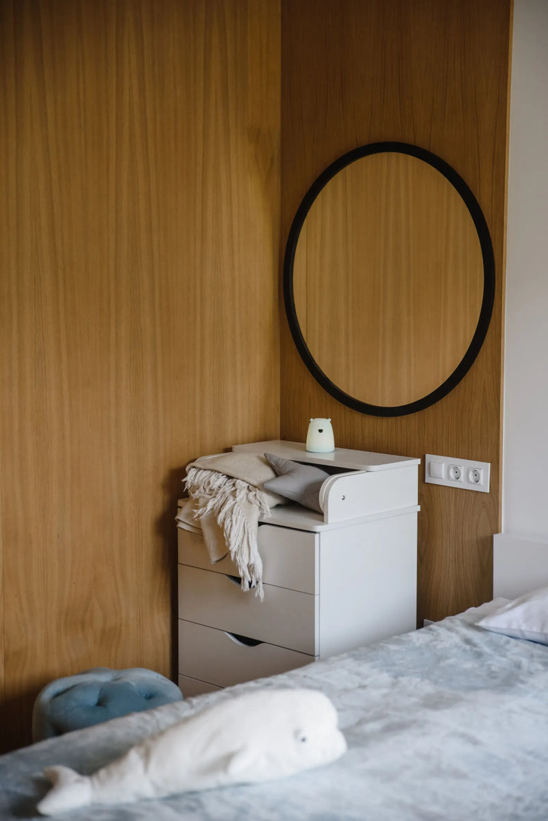 KOTTO LARO Wickelkommode mit klappbarem Wickelaufsatz, 60 oder 90 cm