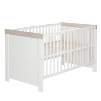 Babyzimmer Set „Lucy“ 3-teilig mit Kinderbett 70x140 cm, Wickelkommode und Kleiderschrank