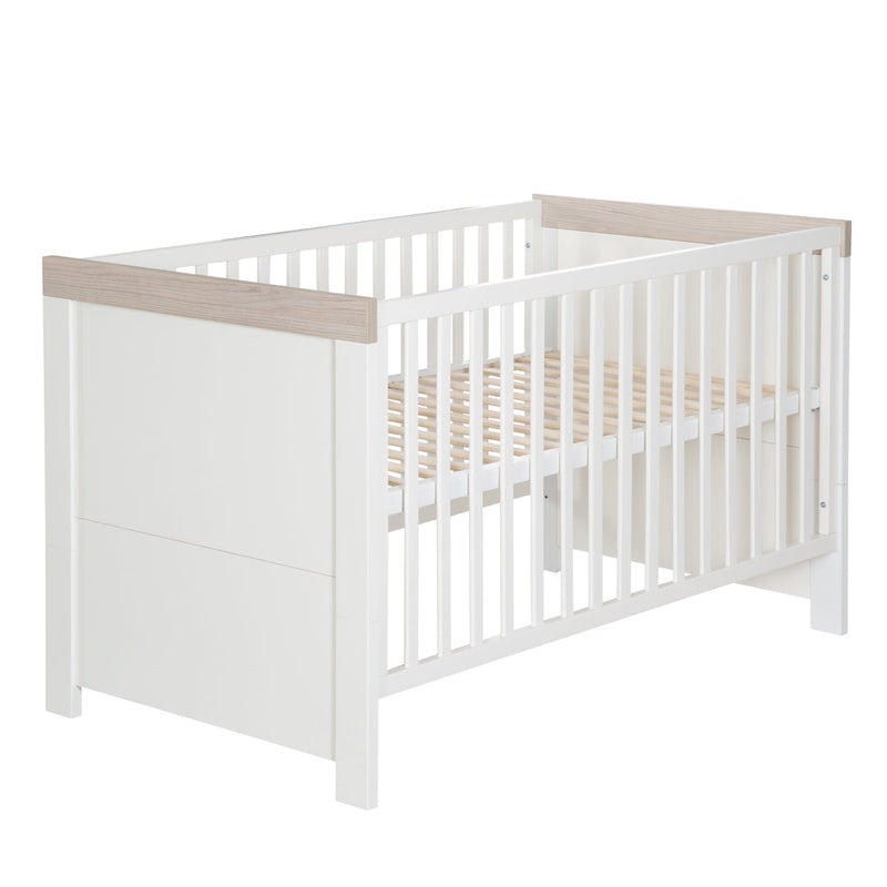 Babyzimmer Set „Lucy“ 3-teilig mit Kinderbett 70x140 cm, Wickelkommode und Kleiderschrank