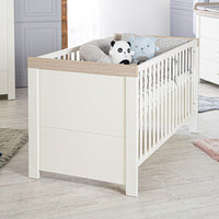 Babyzimmer Set „Lucy“ 3-teilig mit Kinderbett 70x140 cm, Wickelkommode und Kleiderschrank