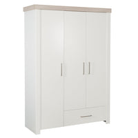 Babyzimmer Set „Lucy“ 3-teilig mit Kinderbett 70x140 cm, Wickelkommode und Kleiderschrank