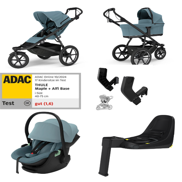 Thule Urban Glide 3 G3 | 3in1 Kinderwagen Set Babywanne Babyschale 360 Basis