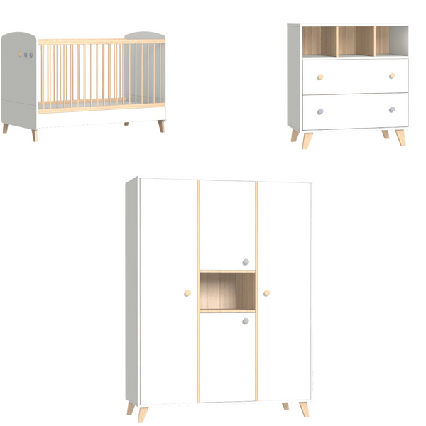 Babyzimmer BISAL Colette 3in1