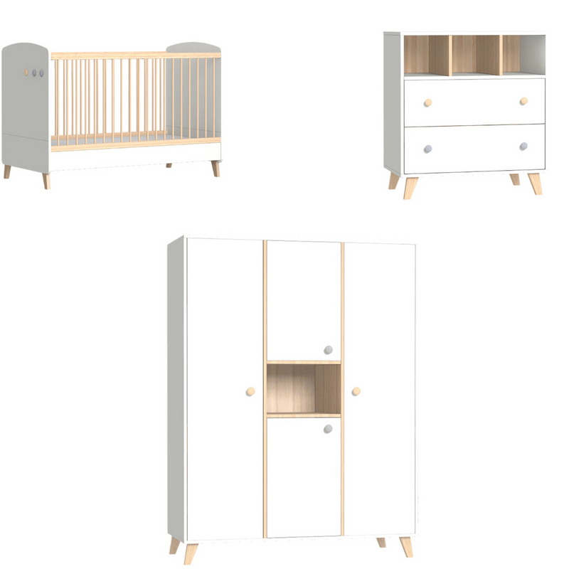 Babyzimmer BISAL Colette 3in1