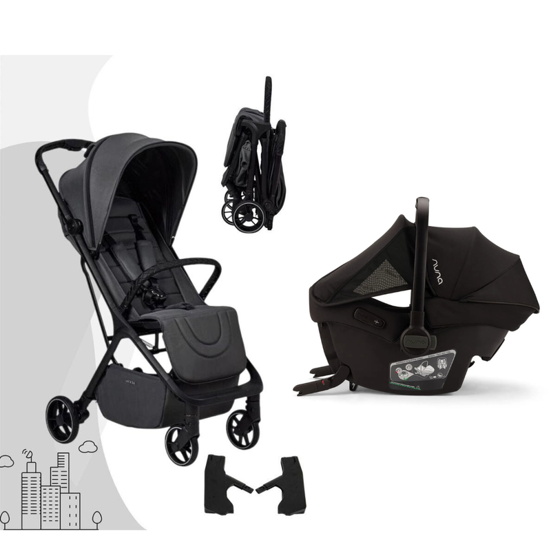 MOON Buggy ZOÉ  2in1 (Anthrazit / Caviar)