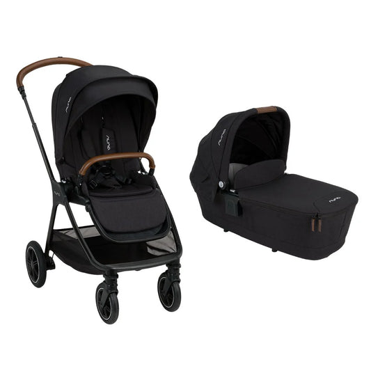 Nuna TRIV Next Kombikinderwagen mit Babywanne (Caviar)