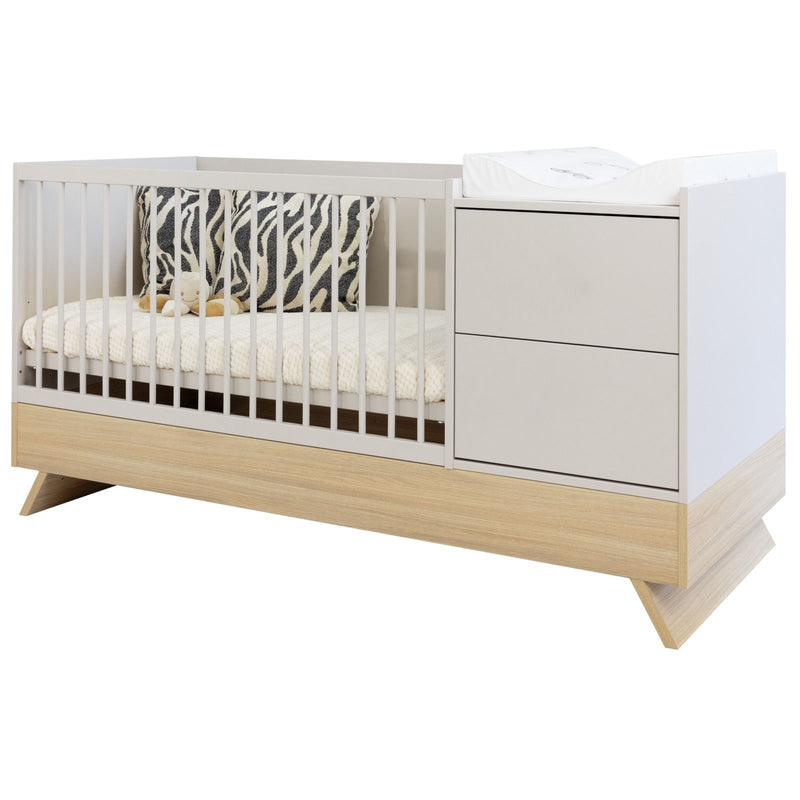 Baby Kombibett 3in1 set mit Matratzen Sienna Cashmere