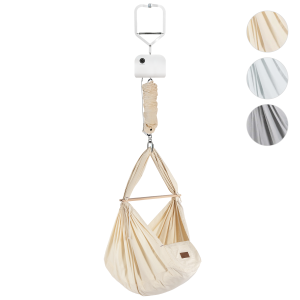Federwiege mit Tipi und Motor Kunstfaser Bio