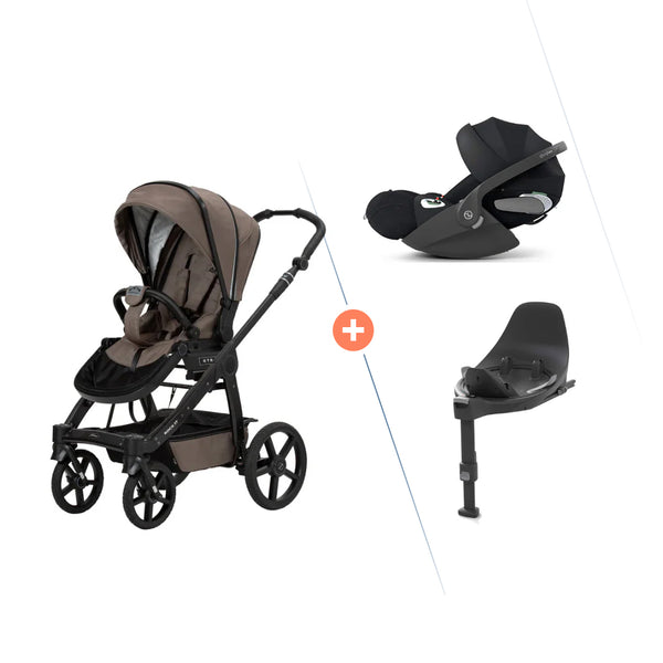 Hartan Rock IT GTR Outdoor Kinderwagen mit Handbremse und Cybex Reisesyste