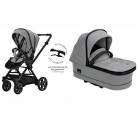 Hartan Kombikinderwagen-Set IVY GTR (707 Natur) mit Cybex Cloud T i-Size und Base T