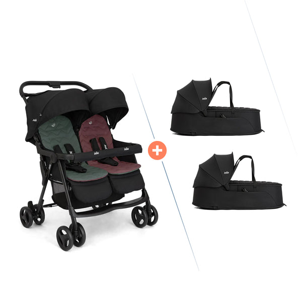 Joie Aire Twin Set mit Zwei Baby Tragetasche