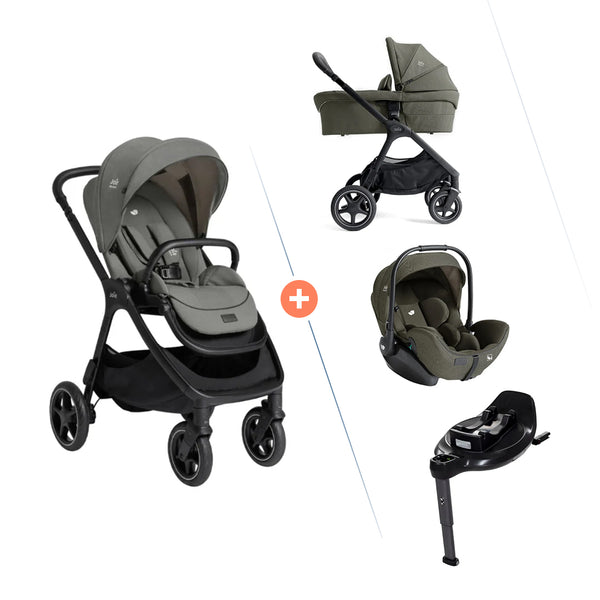 Joie Finiti Signature 4in1 | Kombi Kinderwagen Set Aluminium 22kg