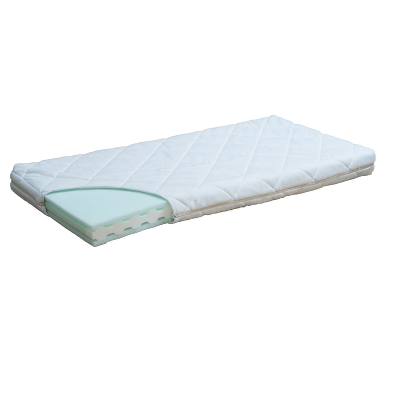 ALEXANDER Cot Bed 140x70cm Mit KULI-MULI Super Comfort Kindermatratze (Weiss)