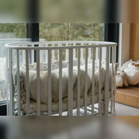 KOTTO OLIN Babybett Buche Oval mit Matratze (Copy)