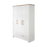 Kinderzimmerset 'Ava' 3-teilig, inkl. Kinderbett 70x140 cm, Wickelkommode & Schrank 3-türig