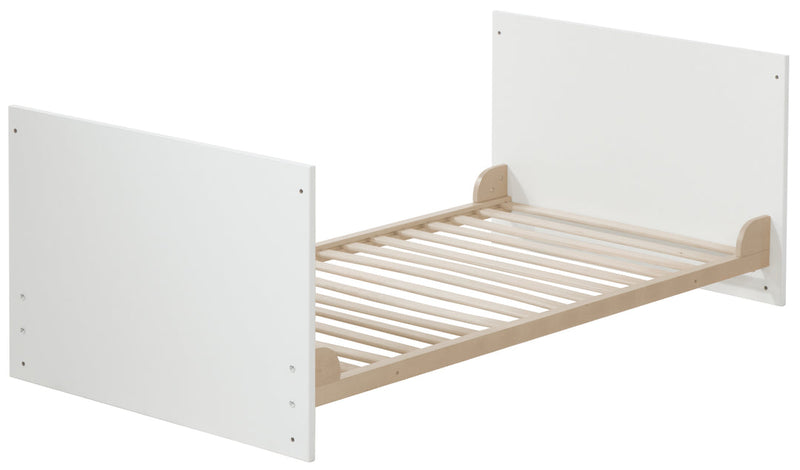Möbelset 'Gabriella' inkl. Babybett 70 x 140 cm & breite Wickelkommode, bicolor