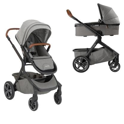 Nuna Demi Grow Kombikinderwagen inkl. Tragewanne, Babyschale Pipa Lite LX & Base Design (Oxford)