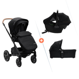 Nuna MIXX next + PIPA urbn 3-in-1 Reisesystem (Caviar)