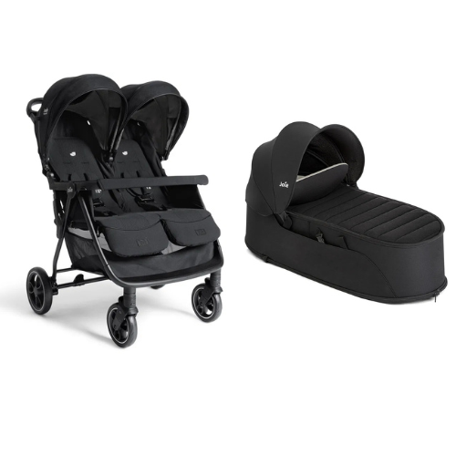 Joie Estrella Signature | Zwillingswagen Softtragetaschen Set Black
