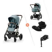 Cybex Balios S Lux 4-in-1 Reiseset – Sky Blue & Moon Black Plus