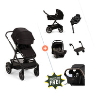 Nuna DEMI™ next 4in1 mit Babywanne, PIPA™ next & BASE™ next 360° – Caviar – Ansicht 1