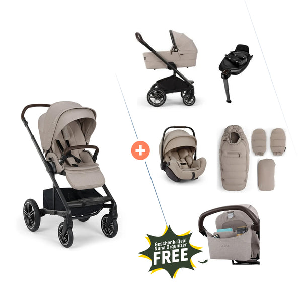 Nuna MIXX Next 6in1 mit Arra flex und Base Next 360