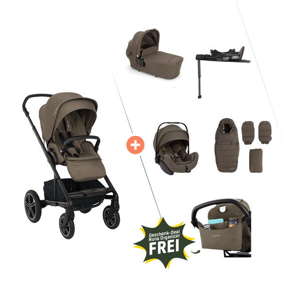 Nuna TRIV Next 6in1 Komplettset mit ARRA flex, BASE Next, Winterset und gratis Organizer
