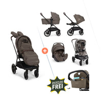 Nuna TRIV lx 6in1 Set mit ARRA flex & BASE next 360 – Chestnut – Ansicht 1