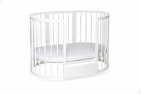 KOTTO OLIN Babybett Buche Oval mit Matratze