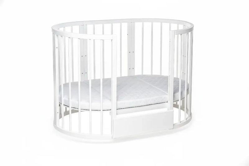KOTTO OLIN Babybett Buche Oval mit Matratze