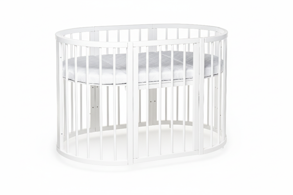 KOTTO OLIN Babybett Buche Oval mit Matratze
