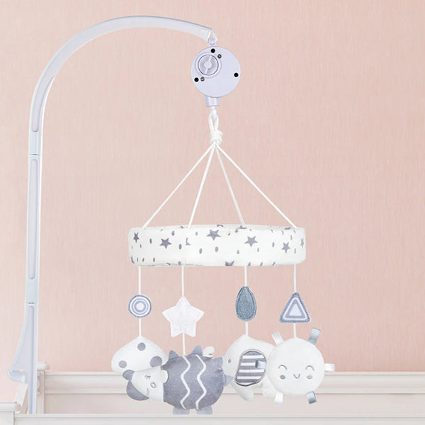 Hedgehog Musical Crib Mobile with Rattle