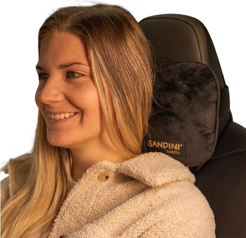 SANDINI RelaxFix® Auto – Ergonomisches Nackenkissen für den Autositz