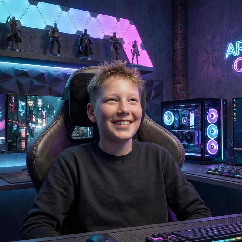 SANDINI RelaxFix® Gaming – Ergonomisches Nackenkissen für den Gamingstuhl