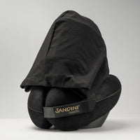 SANDINI TravelFix® Hoodie - Premium - Reisekissen mit integrierter Kapuze und Transporttasche