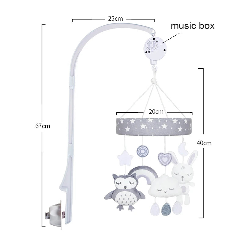 Baby Musik Mobile Eule Rassel