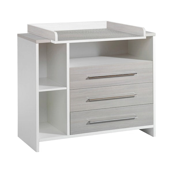 Schardt 3-tlg. Babyzimmer Eco Silber mit 2-türigem Kleiderschrank