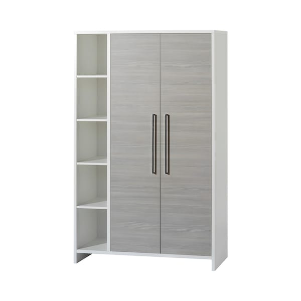 Schardt 3-tlg. Babyzimmer Eco Silber mit 2-türigem Kleiderschrank
