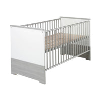Schardt 3-tlg. Babyzimmer Eco Silber mit 2-türigem Kleiderschrank