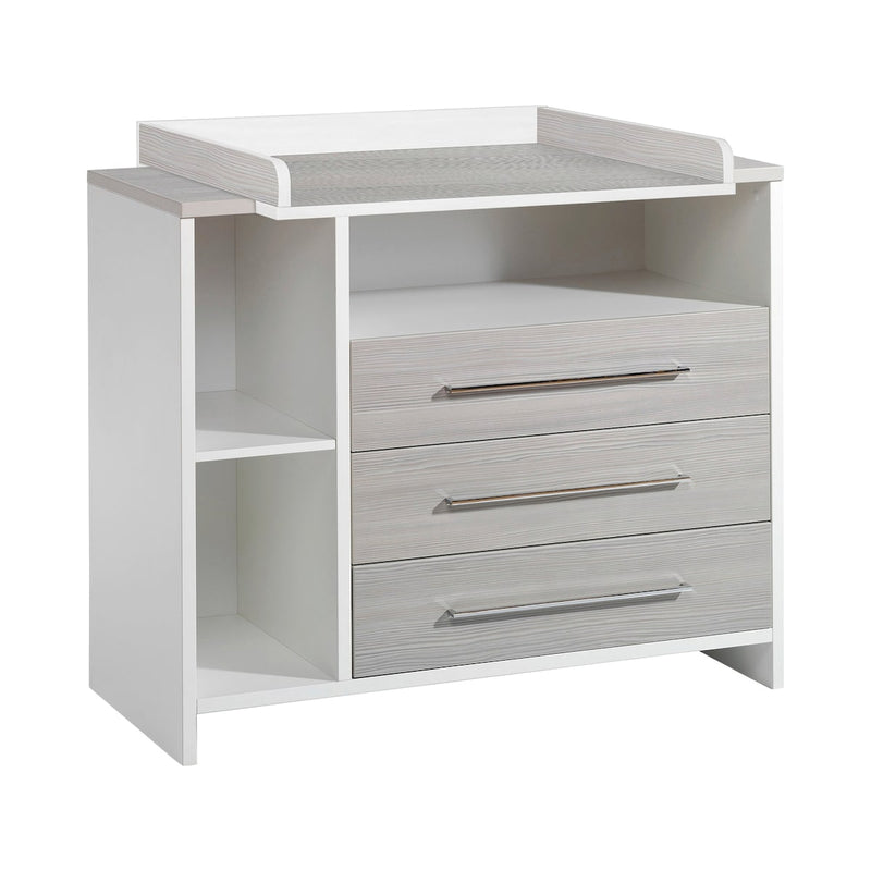 Schardt 3-tlg. Babyzimmer Eco Silber mit 2-türigem Kleiderschrank
