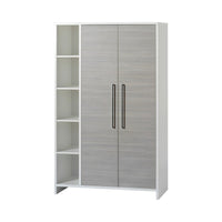 Schardt 3-tlg. Babyzimmer Eco Silber mit 2-türigem Kleiderschrank