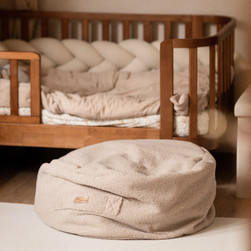 Distric4Kids Eddy Bouclé | Teddy Sitzsack Stauraum Polyester 60x30 cm