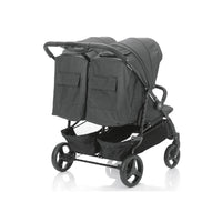 Zwillingsbuggy plus zwei Joie Softwanne (grau melange)