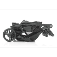 Zwillingsbuggy plus zwei Joie Softwanne (grau melange)