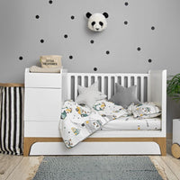 UP Kinderbett Weiss mit Schublade und Matratze 70 x 120 cm