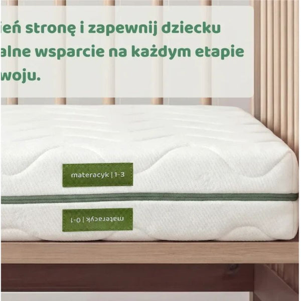 Bambusmatratze 120×60×10 cm mit DuoCore und Aqua-Protector-Bezug