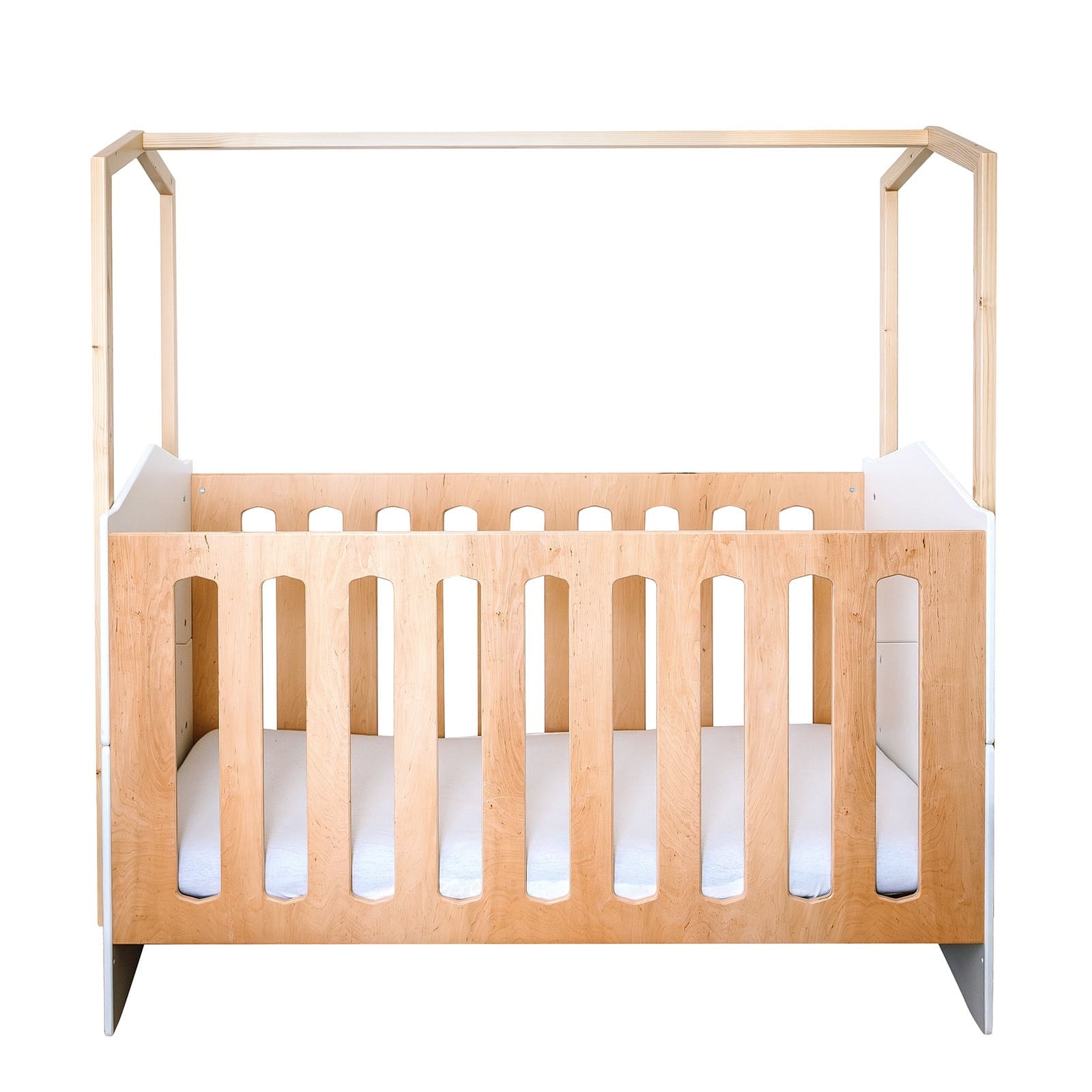 WOOD & LUCK Hausbett „Emily“ (Naturholz)