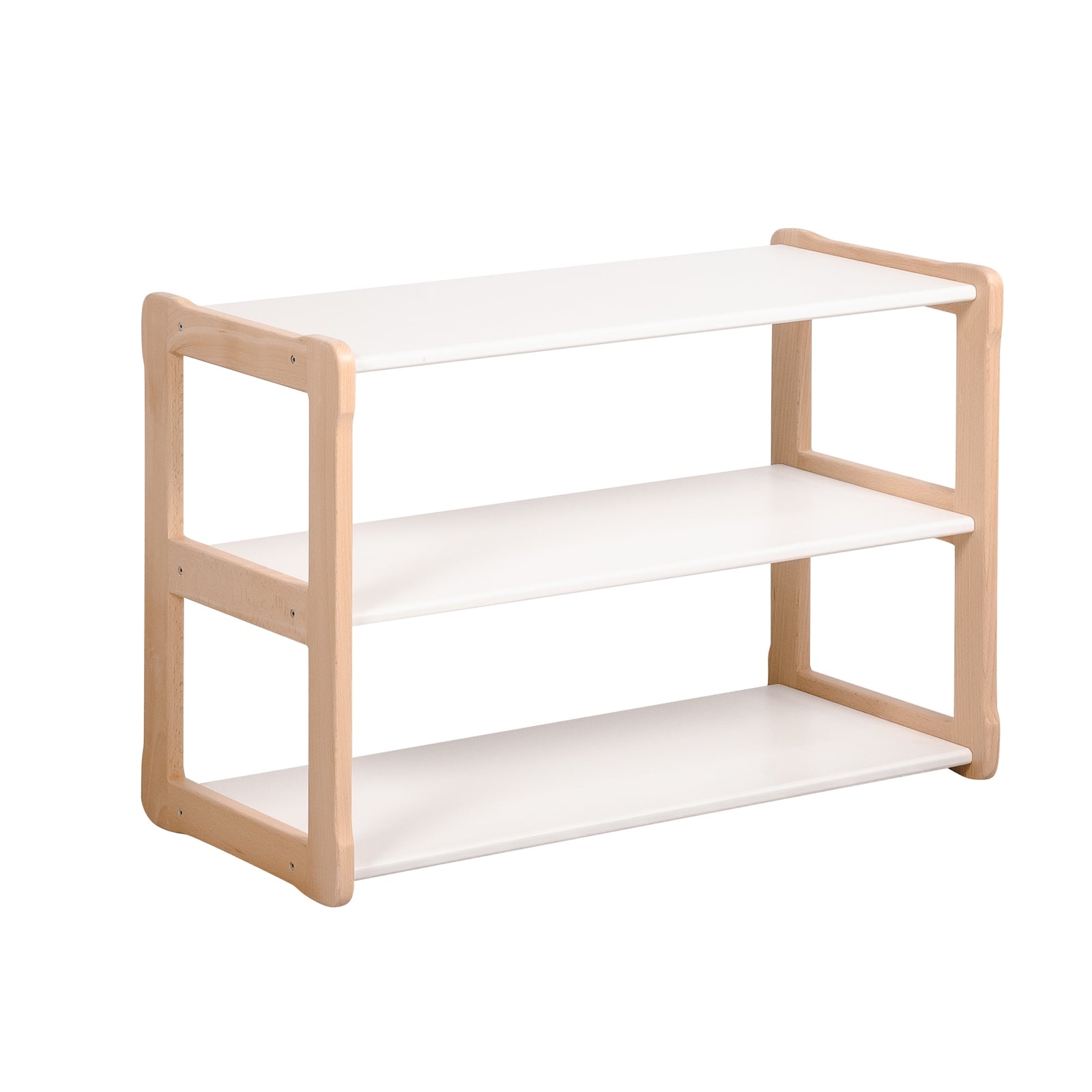 WOOD & LUCK Kleines Holzregal Mini (Weiss)