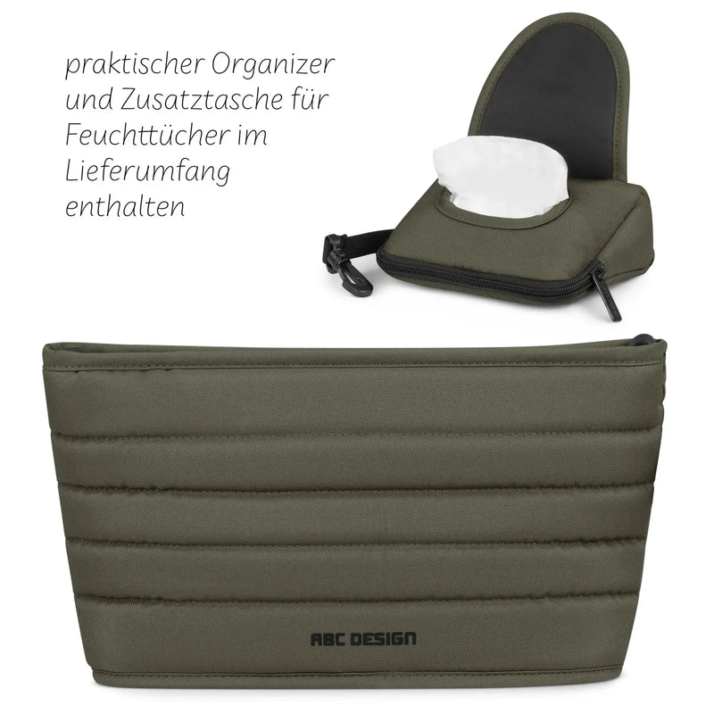 ABC Design City Life 3in1 Kinderwagen Set Nature inkl. Babyschale Tulip